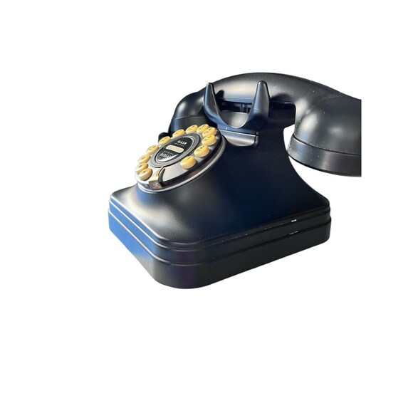 Pottery Barn 1950s Style Retro Black Touch Tone Telephone - Picture 3 of 9